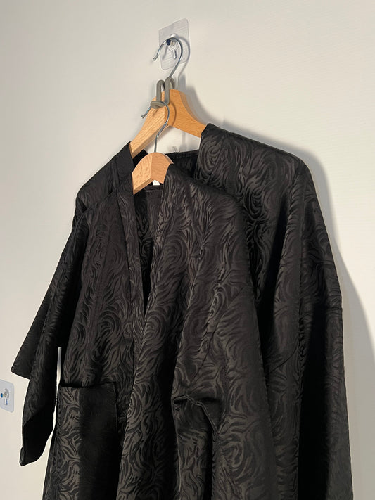 RAHYNAHA – Abaya Noire Élégance Sombre